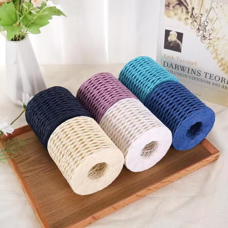 190 g de hilo de rafia, hilo d - Crochet Bag Raffia reseña y precio