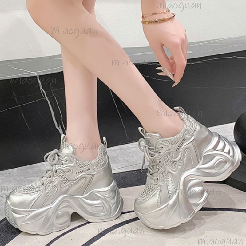 Zapatillas Deportivas de Plata - Wedge Espadrille Women reseña y precio