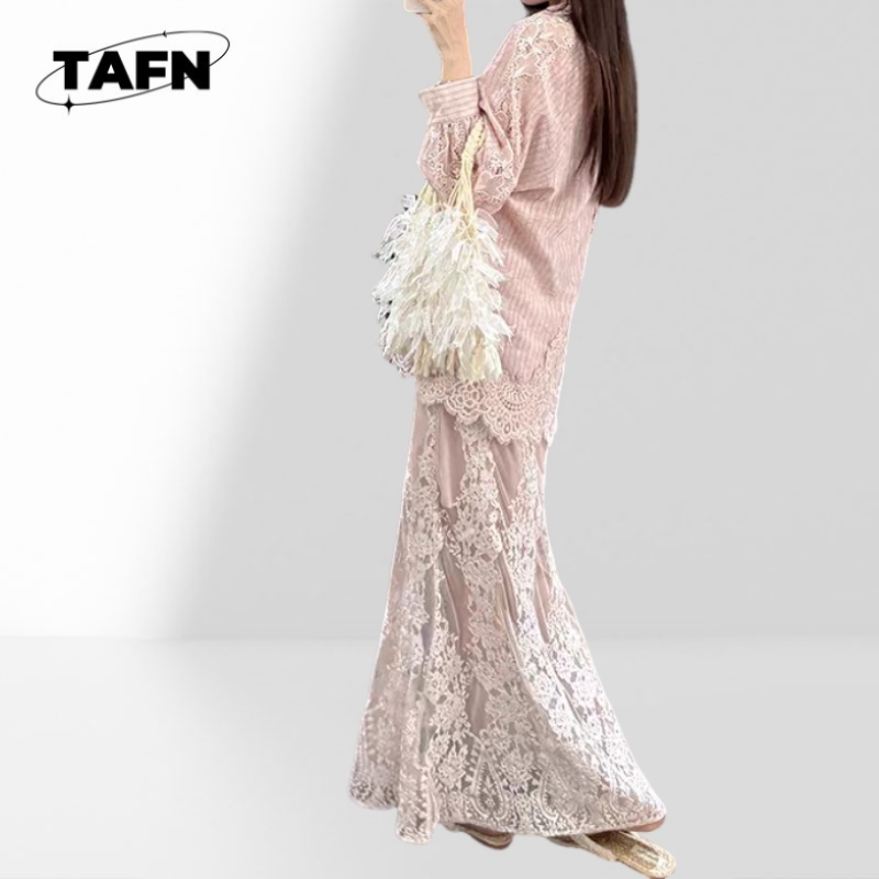 Falda de moda para mujer, fald - Midi Skirt Floral reseña y precio