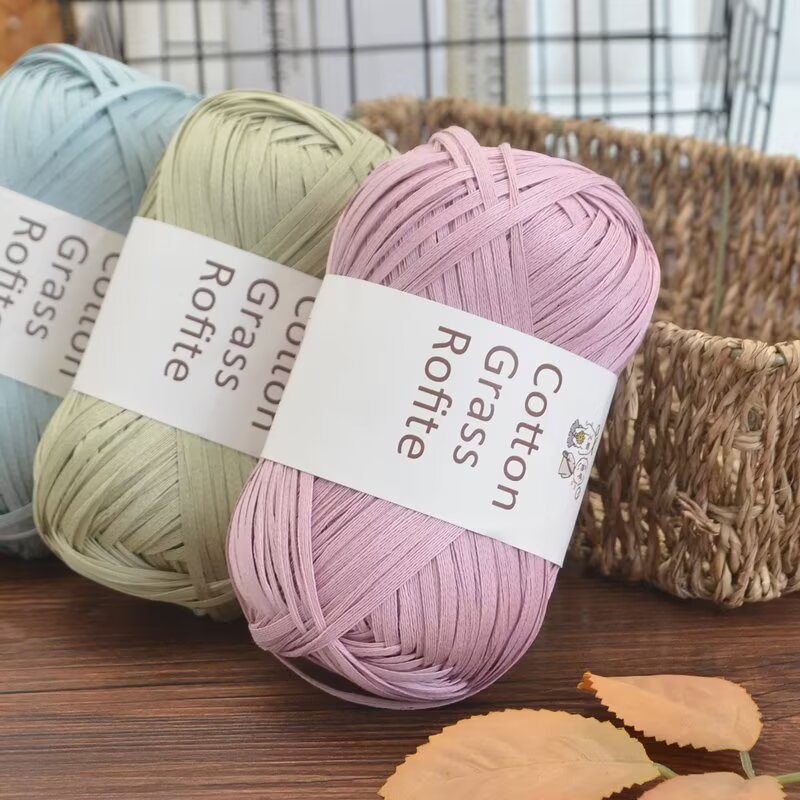 Nuevo hilo de rafia multicolor - Crochet Bag Raffia reseña y precio
