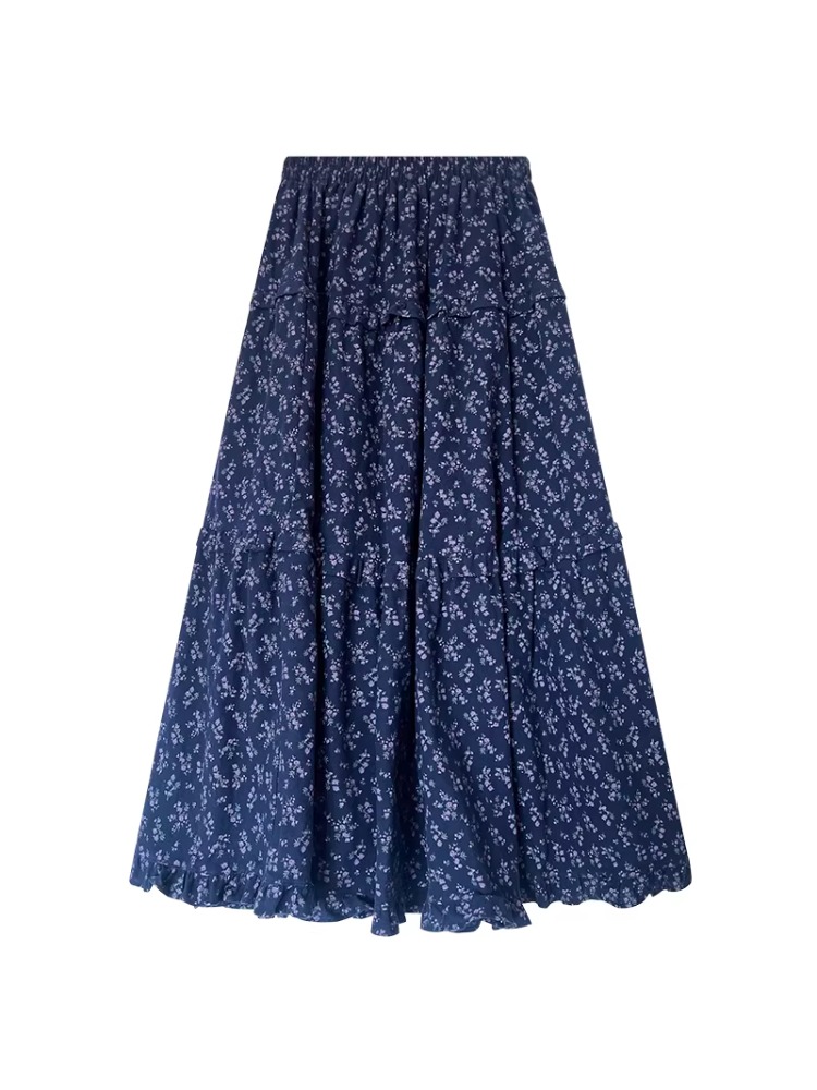 Falda midi de talla grande par - Midi Skirt Floral reseña y precio